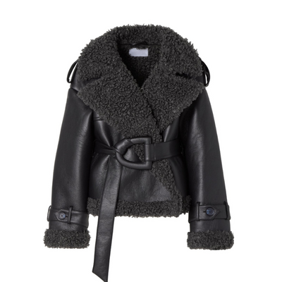 Elvira™ | Getailleerde Shearling Mantel