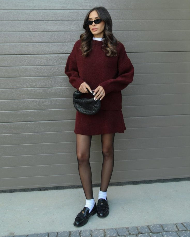 Lara™ | Tweedelig Gebreid Set